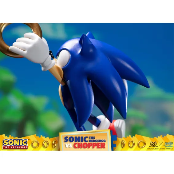 Sonic Generations - Sonic The Hedgehog vs Chopper Diorama First 4 Figures - 21