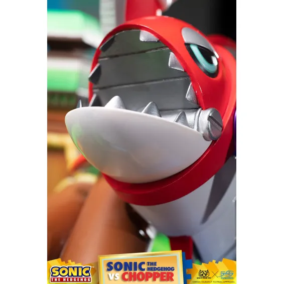 Sonic Generations - Sonic The Hedgehog vs Chopper Diorama First 4 Figures - 34