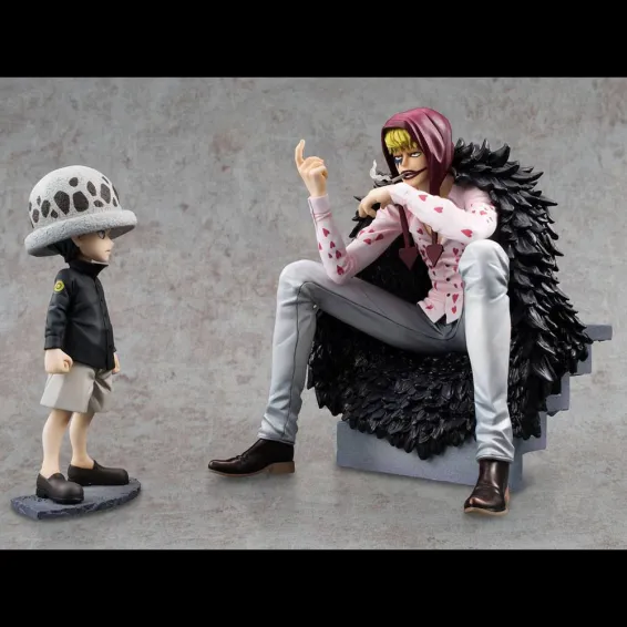 One Piece - Portrait of Pirates Excellent Model Limited - Figurine Corazon & Law Limited Edition Megahouse - 1