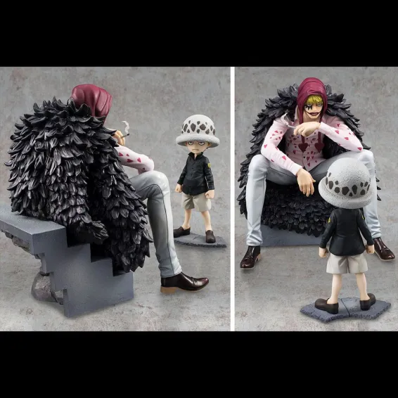 One Piece - Portrait of Pirates Excellent Model Limited - Figurine Corazon & Law Limited Edition Megahouse - 4