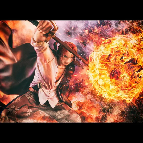 Figura Megahouse One Piece - Portrait of Pirates Playback Memories Red-haired Shanks 3