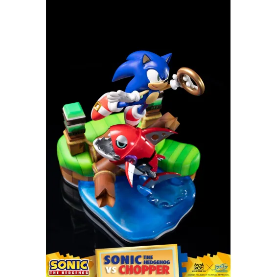 Sonic Generations - Sonic The Hedgehog vs Chopper Diorama First 4 Figures - 37