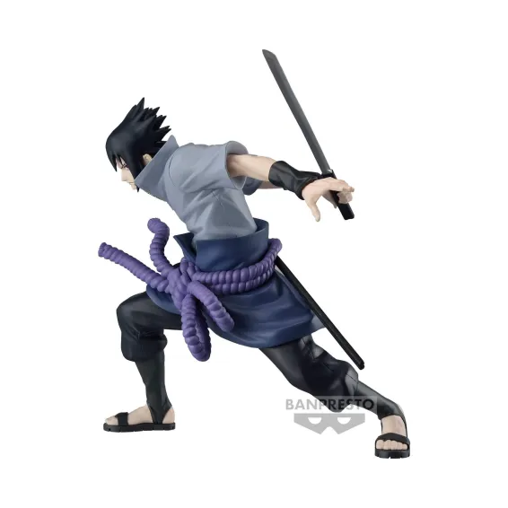 Naruto Shippuden - Vibration Stars - Uchiha Sasuke III Figure Banpresto - 4