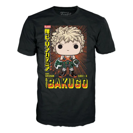 My Hero Academia - POP! & T-Shirt Katsuki Bakugo Metallic Special Edition Funko 5