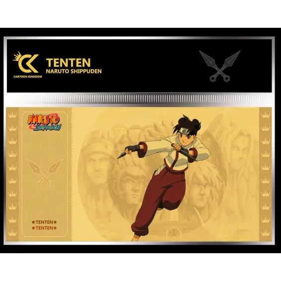 Naruto Shippuden - Ticket doré Tenten Cartoon Kingdom