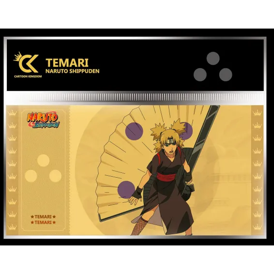 Naruto Shippuden - Ticket doré Temari Cartoon Kingdom