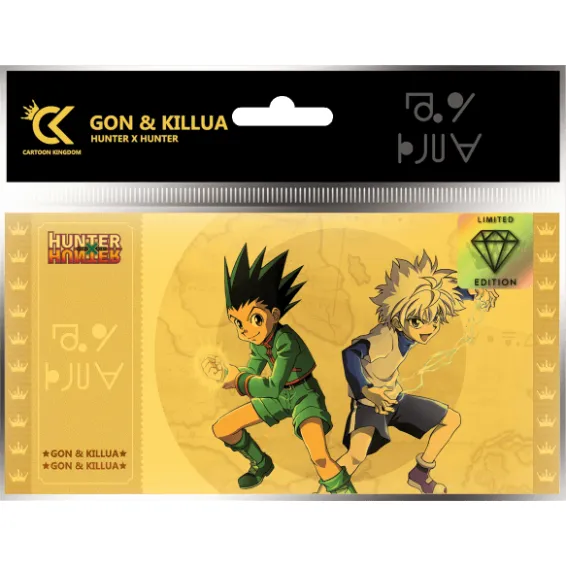 Hunter x Hunter - Boleto dorado Gon & Killua Edición limitada Cartoon Kingdom