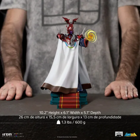 Saint Seiya - BDS Art Scale 1/10 - Figurine Pope Ares Iron Studios 16
