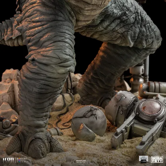 Star Wars: Le Livre de Boba Fett - Demi Art Scale 1/20 - Figurine Boba Fett & Rancor Iron Studios 10