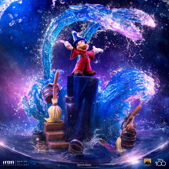 Disney - Art Scale 1/10 - Figurine Mickey Fantasia Deluxe Iron Studios 14