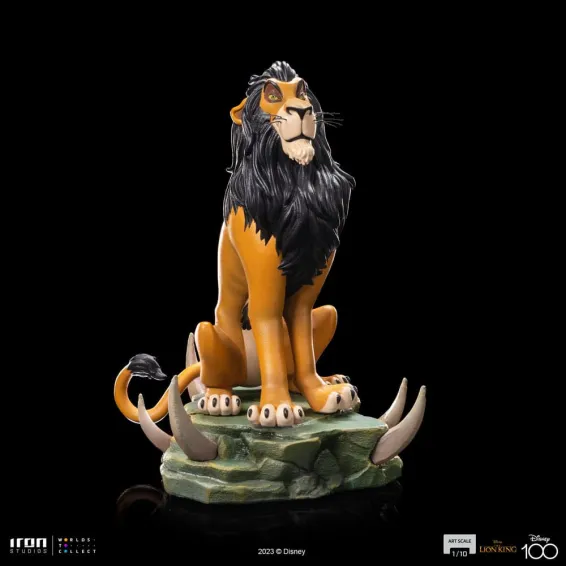 Disney The Lion King - Art Scale 1/10 - Scar Regular Figure Iron Studios 5