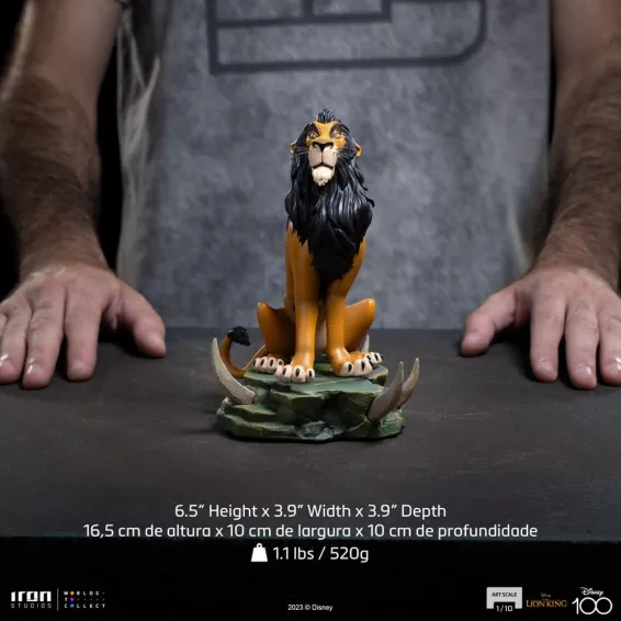 Disney The Lion King - Art Scale 1/10 - Scar Regular Figure Iron Studios 9