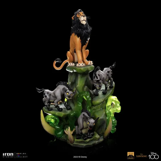 Disney The Lion King - Art Scale 1/10 - Scar Deluxe Figure Iron Studios 9