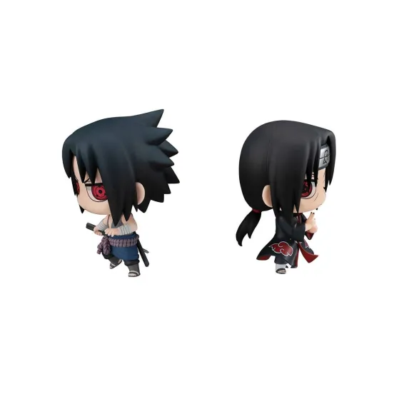 Figurine Naruto - Chimimega Buddy Series Sasuke Uchiha & Itachi Set 4