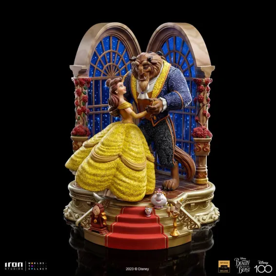 Disney La Bella y la Bestia - Art Scale 1/10 - Beauty and the Beast Deluxe Figura Iron Studios