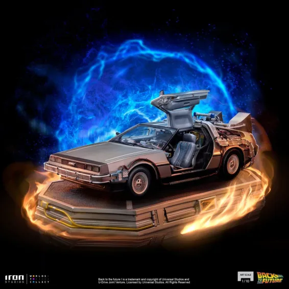 Back to the Future - Art Scale 1/10 - DeLorean Figure Iron Studios 11