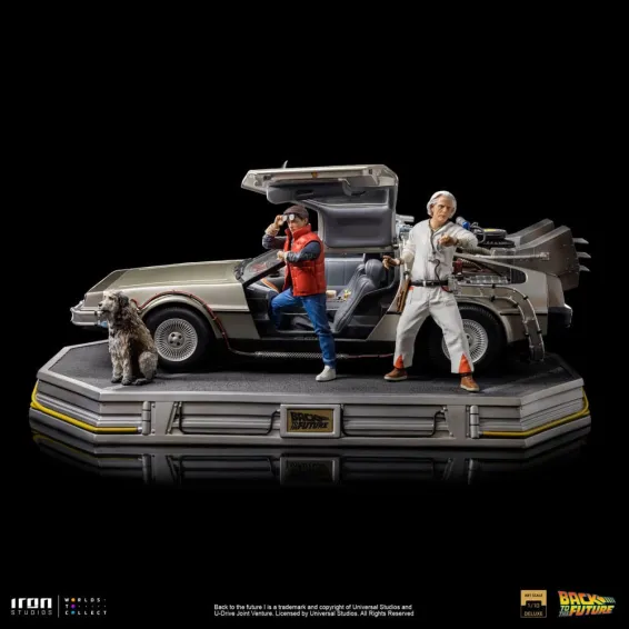 Back to the Future - Art Scale 1/10 - DeLorean Full Set Deluxe Figure Iron Studios