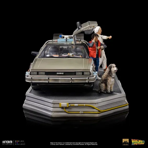 Back to the Future - Art Scale 1/10 - DeLorean Full Set Deluxe Figure Iron Studios 3