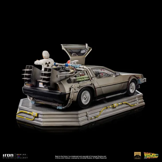 Retour vers le Futur - Art Scale 1/10 - Figurine DeLorean Full Set Deluxe Iron Studios 5