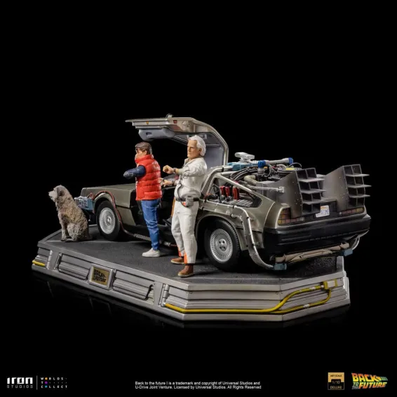 Back to the Future - Art Scale 1/10 - DeLorean Full Set Deluxe Figure Iron Studios 7