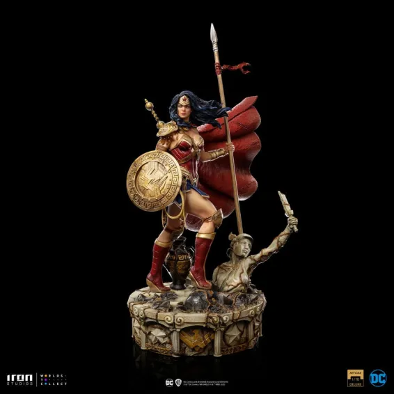 DC Comics - Art Scale 1/10 - Figura Wonder Woman Unleashed Deluxe Iron Studios