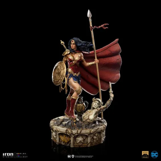 DC Comics - Art Scale 1/10 - Figura Wonder Woman Unleashed Deluxe Iron Studios 2