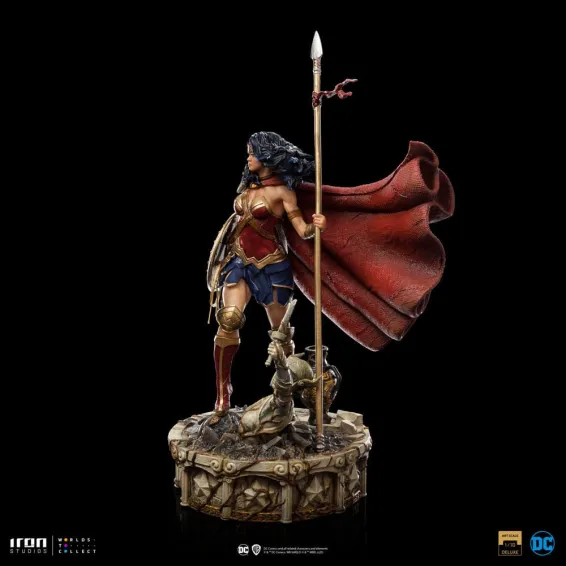 DC Comics - Art Scale 1/10 - Figura Wonder Woman Unleashed Deluxe Iron Studios 3