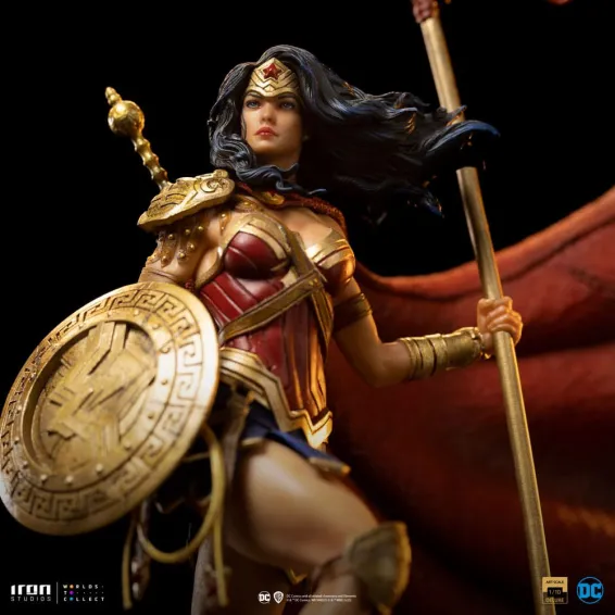 DC Comics - Art Scale 1/10 - Figura Wonder Woman Unleashed Deluxe Iron Studios 7
