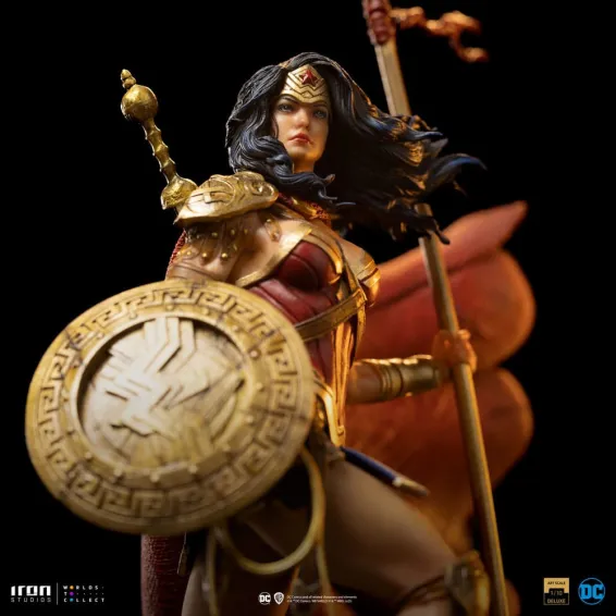 DC Comics - Art Scale 1/10 - Figura Wonder Woman Unleashed Deluxe Iron Studios 8