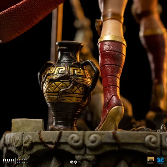 DC Comics - Art Scale 1/10 - Figura Wonder Woman Unleashed Deluxe Iron Studios 10