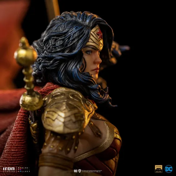DC Comics - Art Scale 1/10 - Figura Wonder Woman Unleashed Deluxe Iron Studios 13