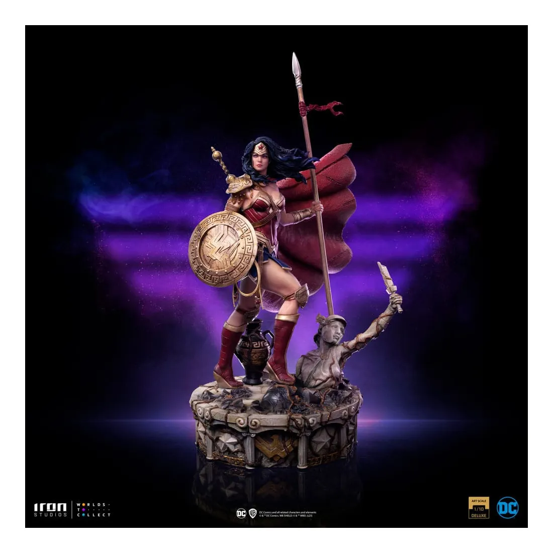 Art Scale 1/10 Wonder Woman Unleashed Deluxe Figure | DC Comics Figure |  Iron Studios