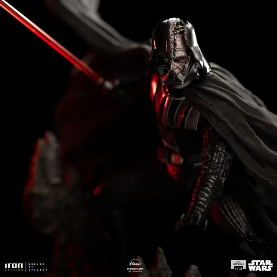 Star Wars: Obi-Wan Kenobi - BDS Art Scale 1/10 - Darth Vader Figure Iron Studios 9