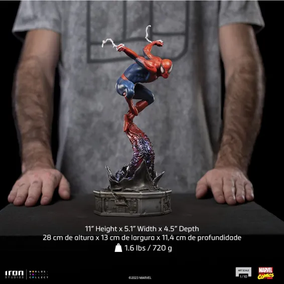 Marvel Spider-Man Vs. Villains - Art Scale 1/10 - Figura Spider-Man Iron Studios 14