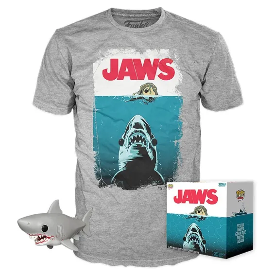 Jaws - POP! figure & T-Shirt Night Swim