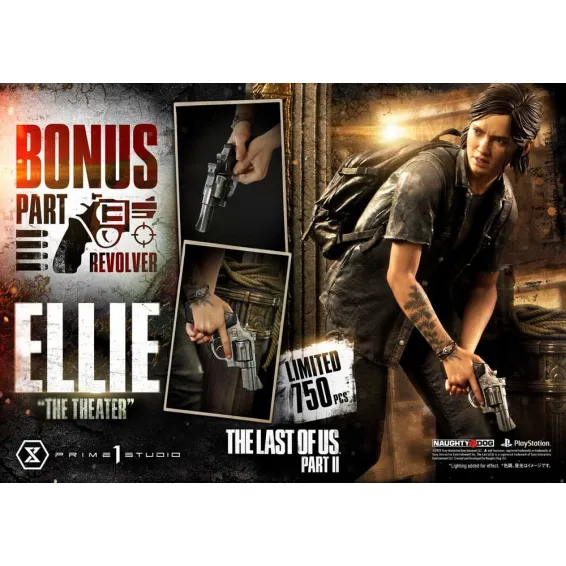 The Last of Us Part II - 1/4 Ultimate Premium Masterline Series - Figurine Ellie "The Theater" Bonus Version Prime 1 - 5