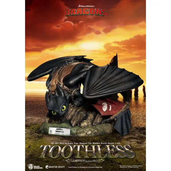 How to Train Your Dragon - Master Craft - Toothless Figure Beast Kingdom 2