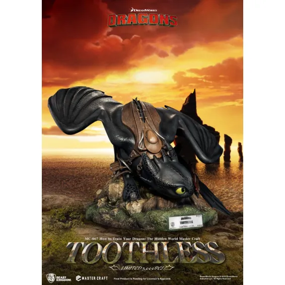 How to Train Your Dragon - Master Craft - Toothless Figure Beast Kingdom 3