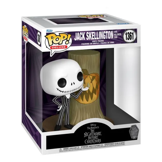 Disney L'Étrange Noël de M. Jack - Figurine Jack Skellington with Halloween Door 1361 POP! Funko - 2