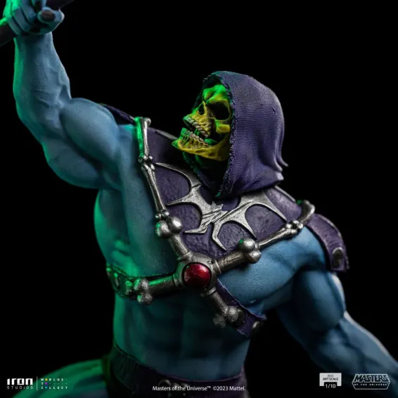 Masters of the Universe - BDS Art Scale 1/10 - Skeletor Figure Iron Studios 9