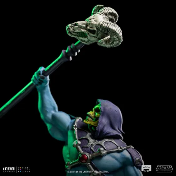 Masters of the Universe - BDS Art Scale 1/10 - Skeletor Figure Iron Studios 13