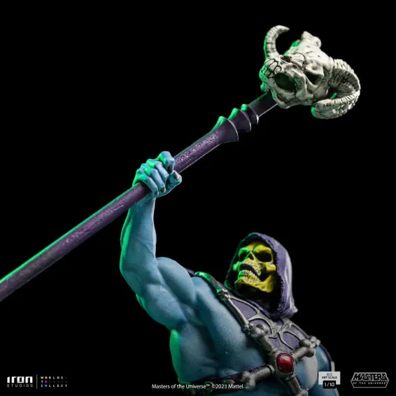 Masters of the Universe - BDS Art Scale 1/10 - Skeletor Figure Iron Studios 14