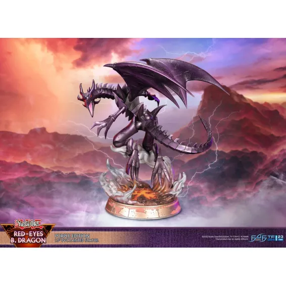Yu-Gi-Oh! - Figurine Red-Eyes Black Dragon Purple Version First 4 Figures