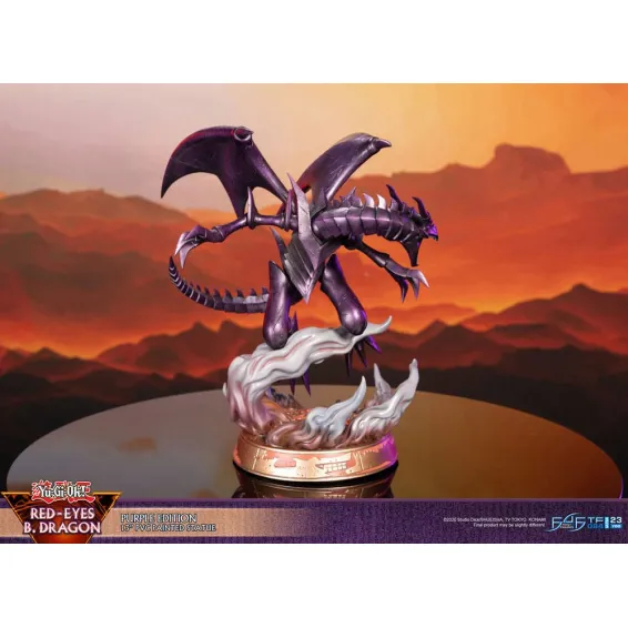 Yu-Gi-Oh! - Figurine Red-Eyes Black Dragon Purple Version First 4 Figures 4