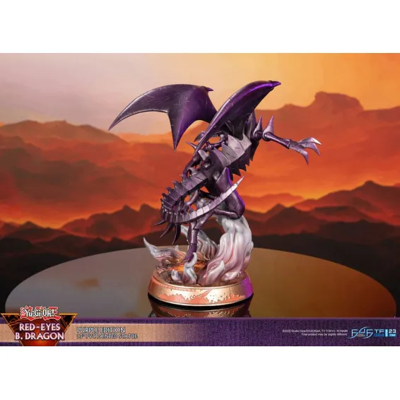 Yu-Gi-Oh! - Figurine Red-Eyes Black Dragon Purple Version First 4 Figures 6