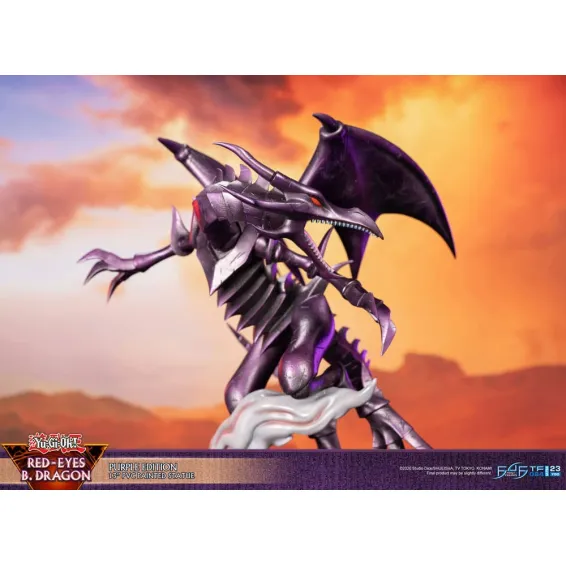 Yu-Gi-Oh! - Figurine Red-Eyes Black Dragon Purple Version First 4 Figures 12