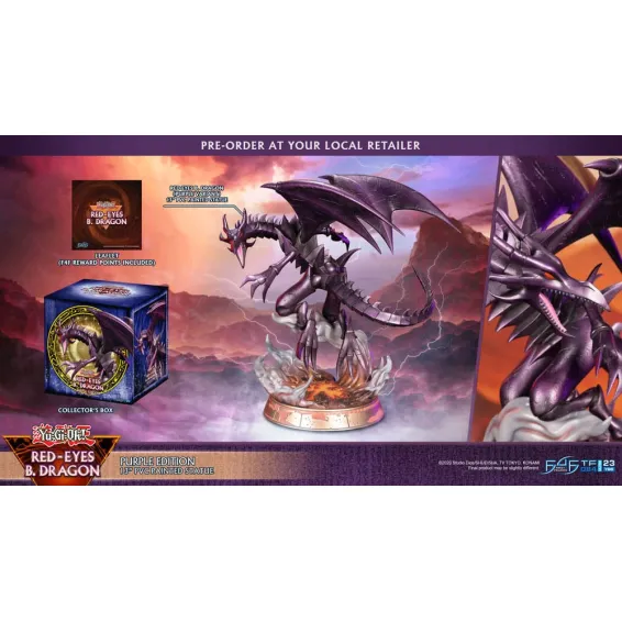 Yu-Gi-Oh! - Figurine Red-Eyes Black Dragon Purple Version First 4 Figures 22
