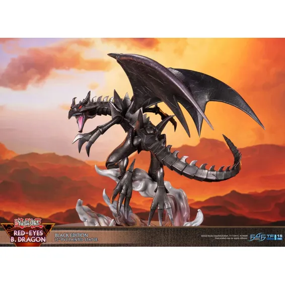 Yu-Gi-Oh! - Figura Red-Eyes Black Dragon Black Version First 4 Figures 12