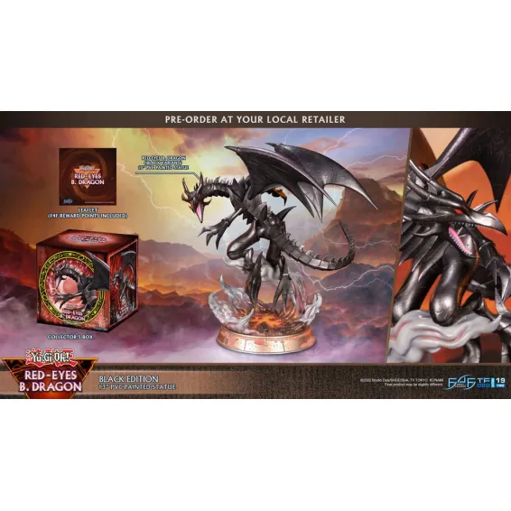 Yu-Gi-Oh! - Figura Red-Eyes Black Dragon Black Version First 4 Figures 22