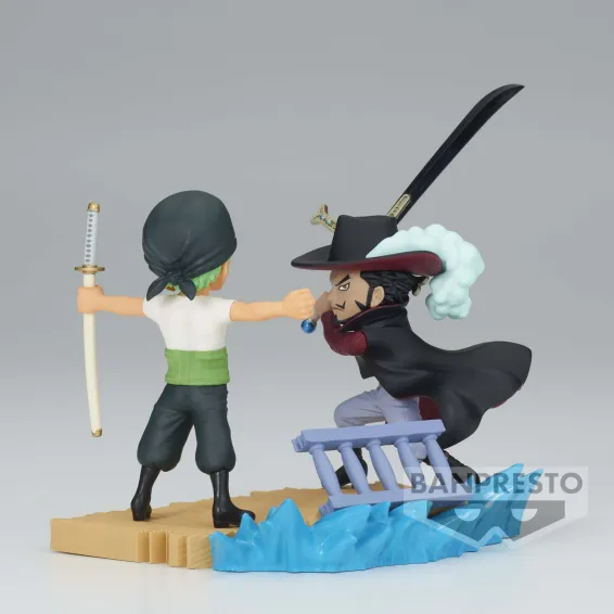 One Piece - WCF Log Stories - Figurine Roronoa Zoro vs. Dracule Mihawks Banpresto - 3